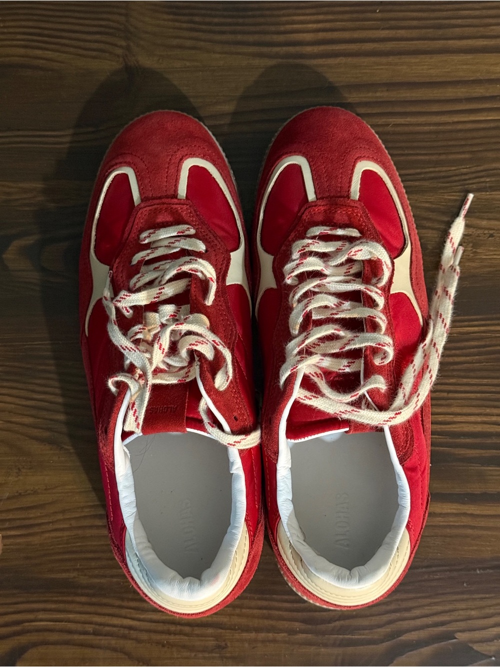 ALOHAS Tb.490 Rife Suede and Nylon Lace Up Sneakers
